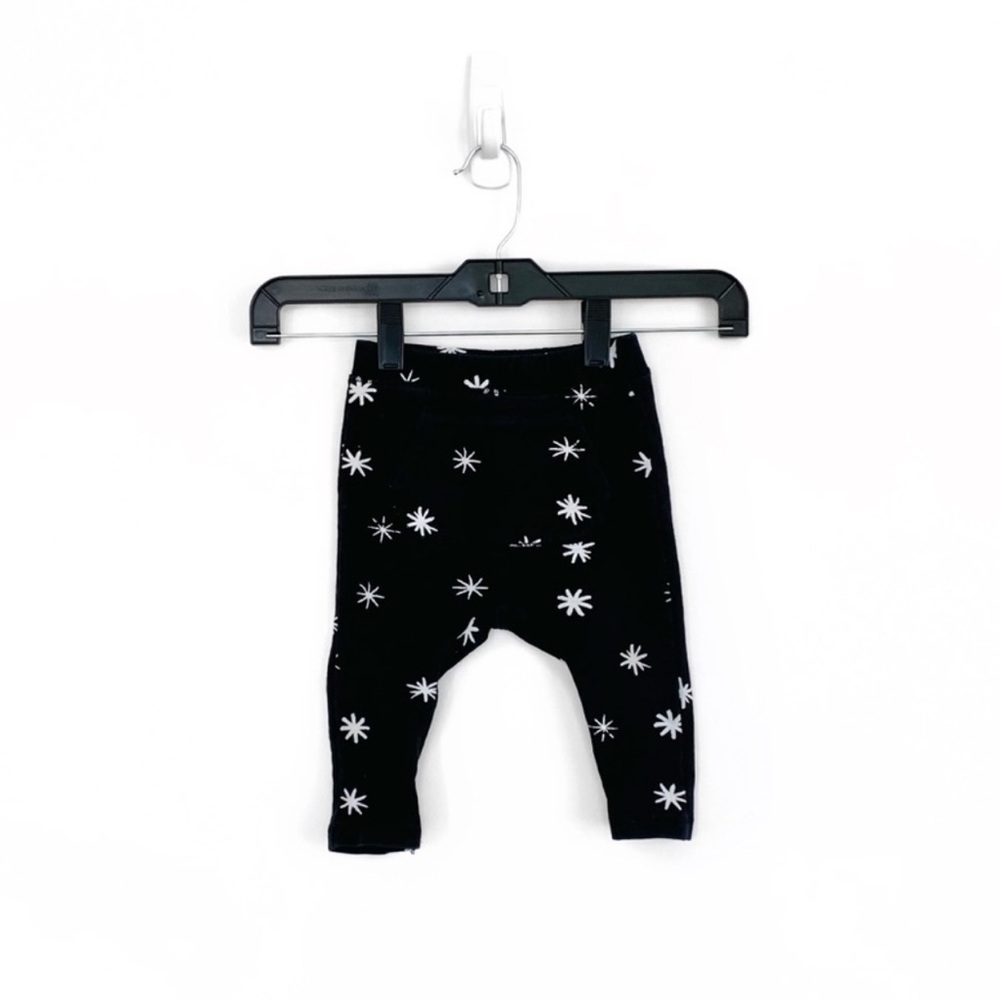 Zara Baby Stars Print Pants in Black